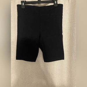Black biker shorts